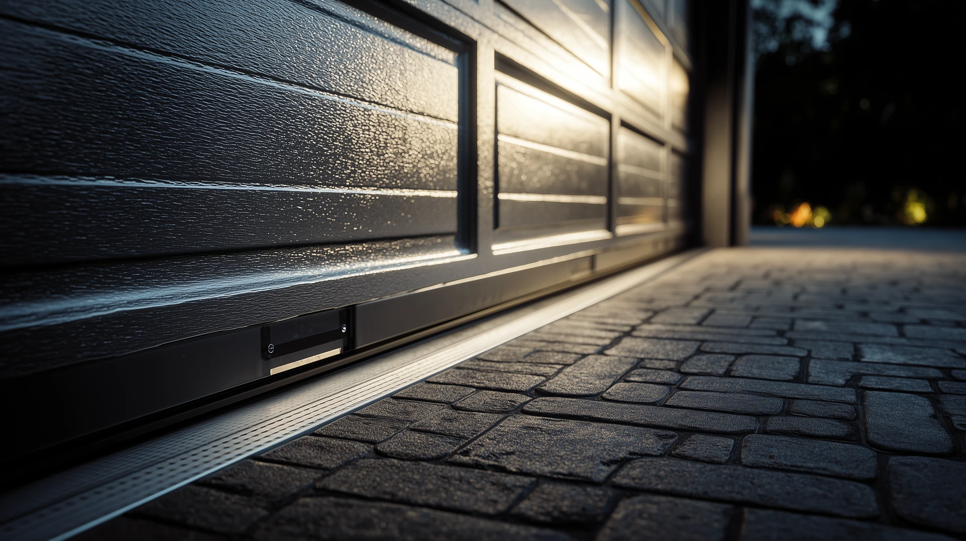 Made from interlocking extruded aluminium slats, it provides high resistance to impact and weather, while ensuring smooth, quiet motion.